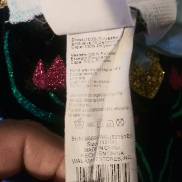 Disney Blue and Black Dress - Picture 12 of 16